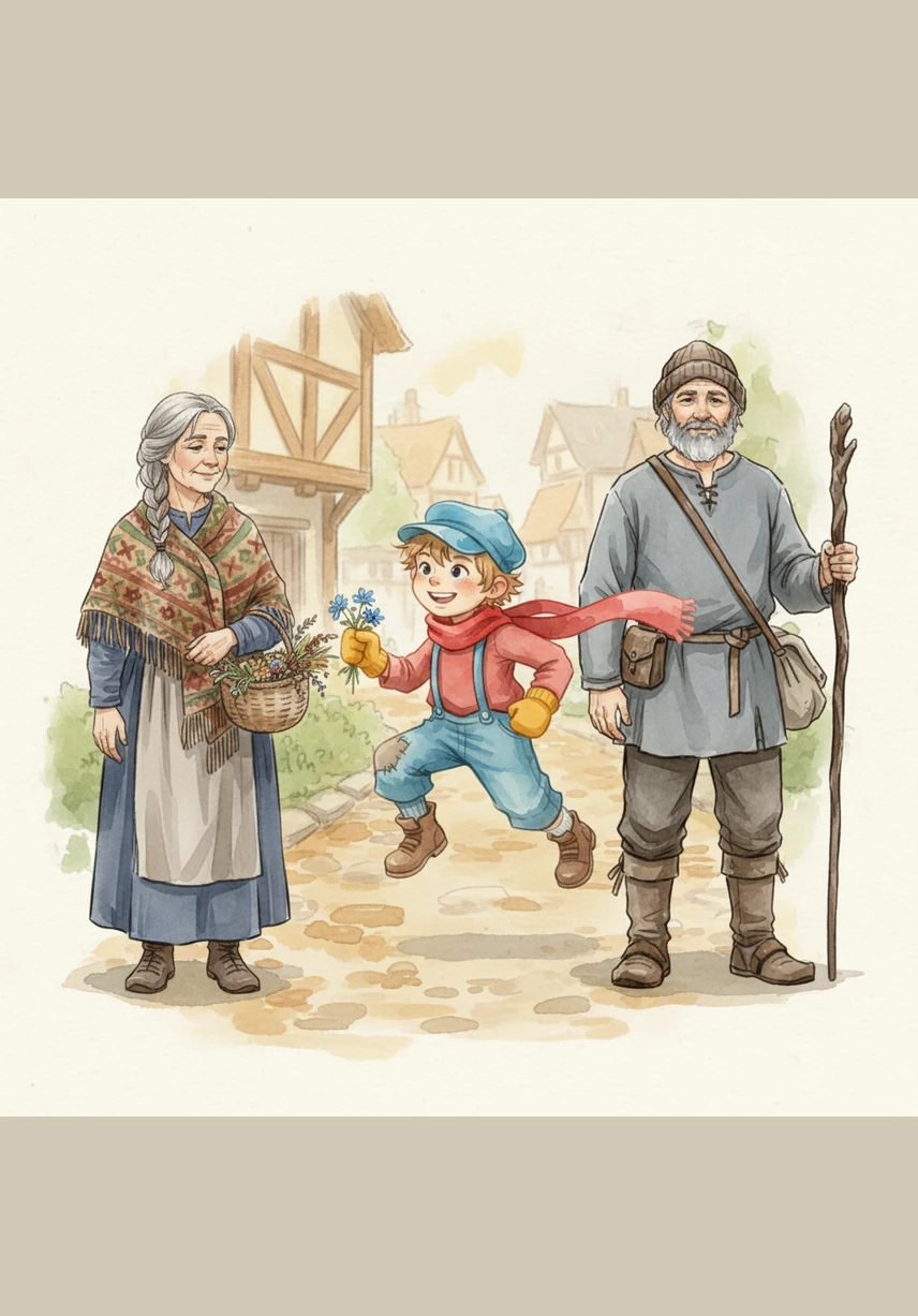 To help him remember his things, his mother gave him a sturdy new backpack with a special silver bell that jingled whenever he moved. From that day on, Kurt practiced a new 'look-back' dance, checking behind him three times before leaving any spot. He learned that taking care of his things made his adventures even better.