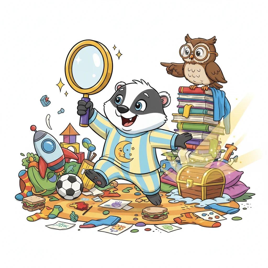 Pip's Tidy Treasure Hunt - Bedtime stories
