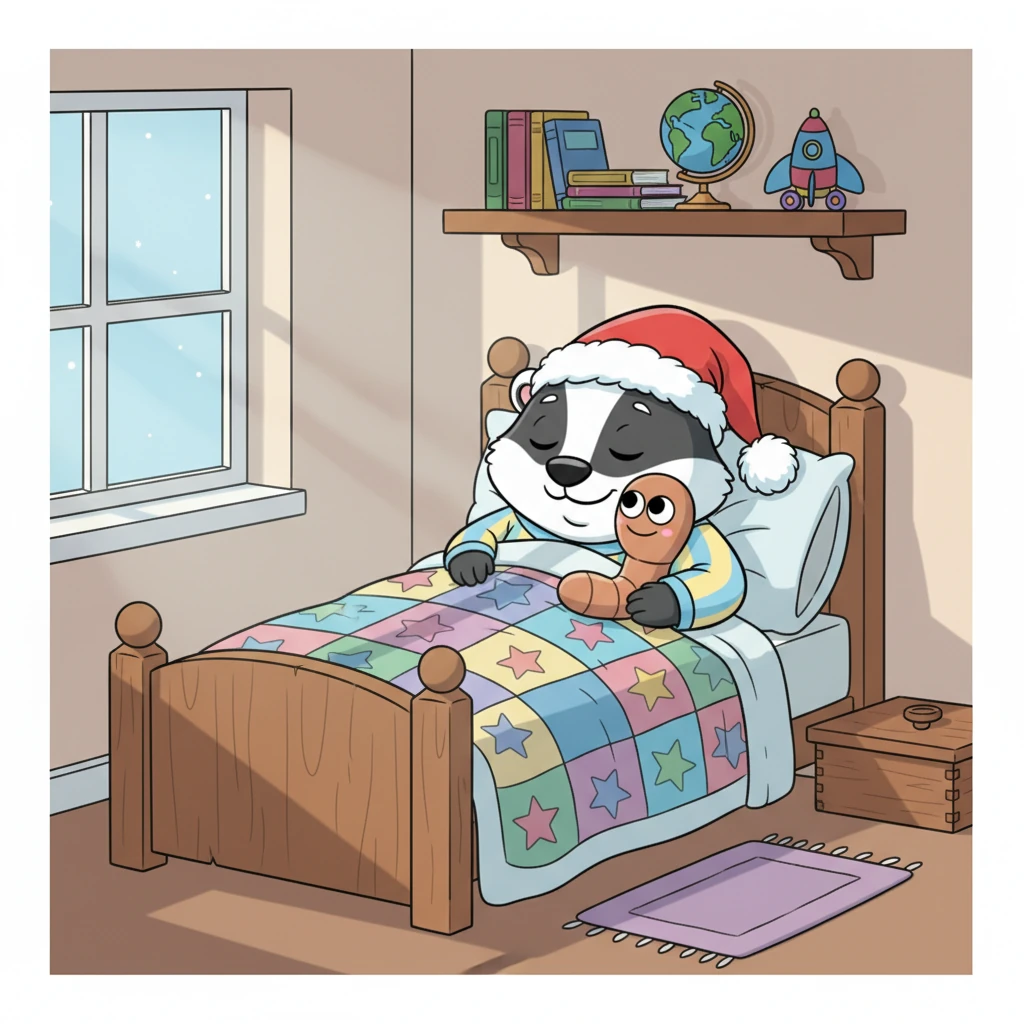 Tired but content, Pip snuggled under his covers with Sir Wigglebottom tucked beside him. He closed his eyes, dreaming of all the fun he would have tomorrow in his beautifully organized room, knowing exactly where everything was.