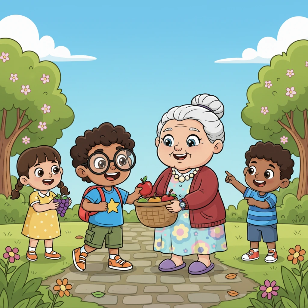 The other children watched Aarav. They learned kindness from his actions. Now they helped too!