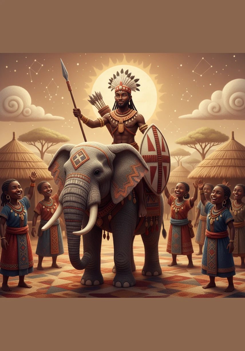 Kalando returns to his village not just as a survivor, but as a beacon of hope and a recognized leader. The community erupts in a vibrant celebration of dance and song, welcoming the heroes back to the safety of the hearth. The palace intrigues are resolved through his honesty, and the sun sets on a village united under a new era of wisdom.