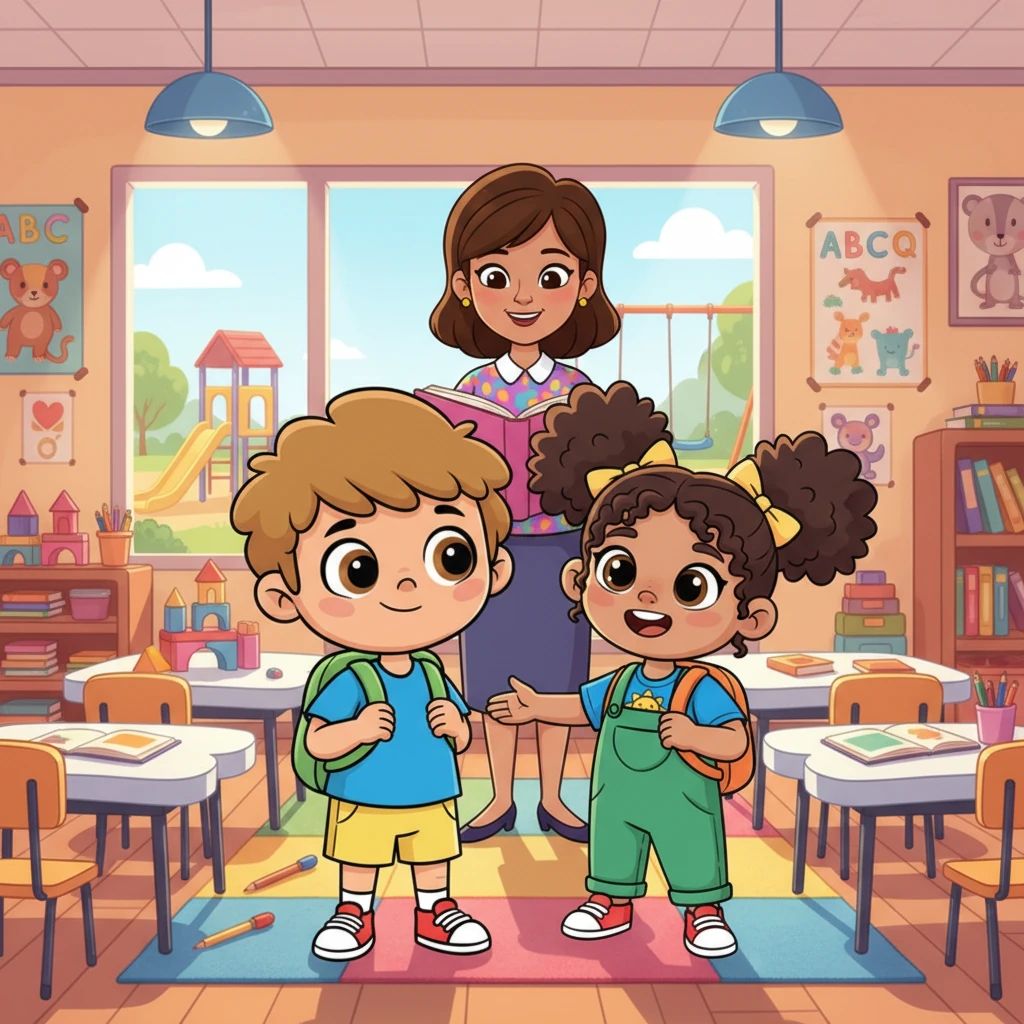 New Friend at School - Friendship stories