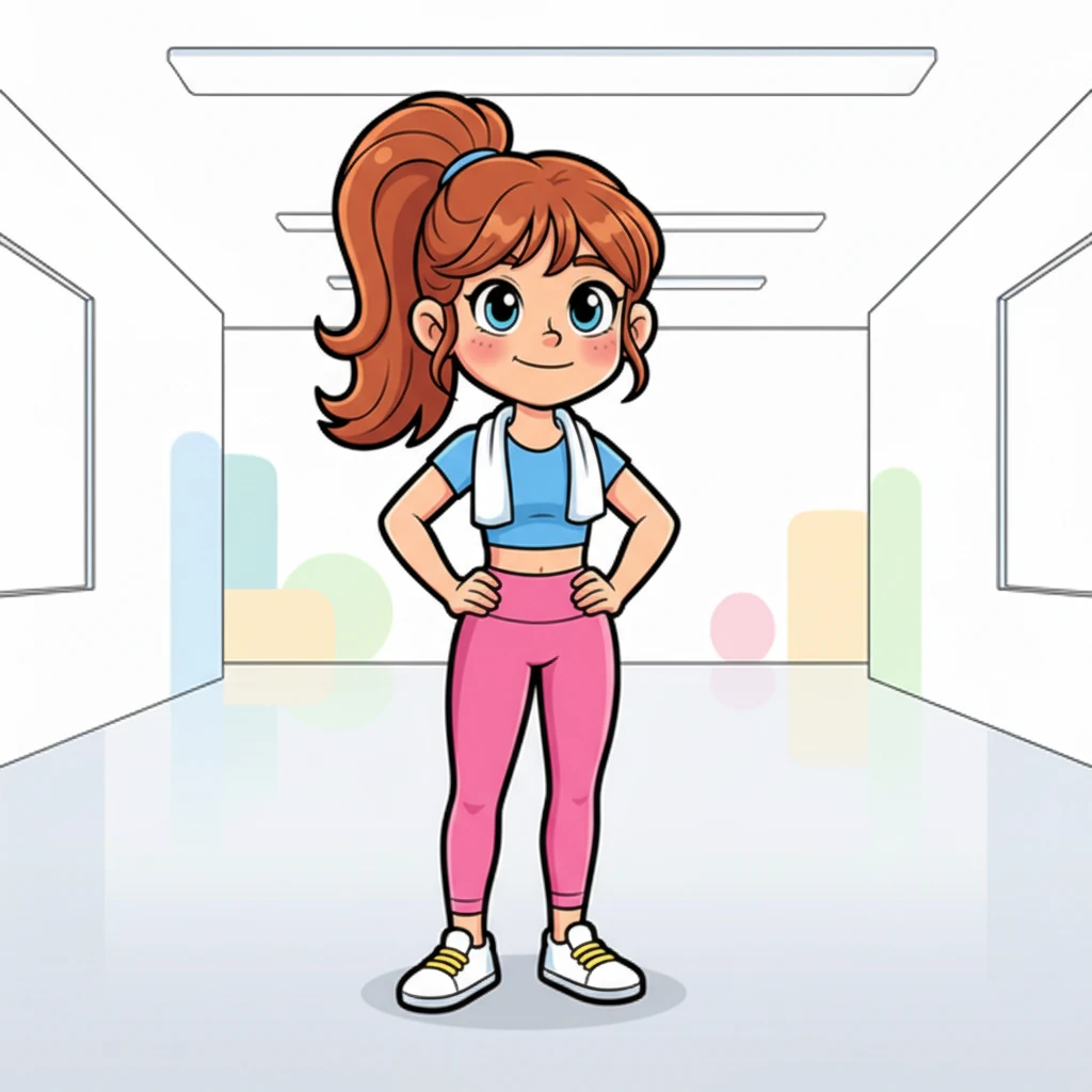 Алина стояла посреди зала, сияя от счастья и гордости. Её поза была уверенной, а глаза светились удовлетворением. Она знала, что сегодня она сделала что-то важное для себя.