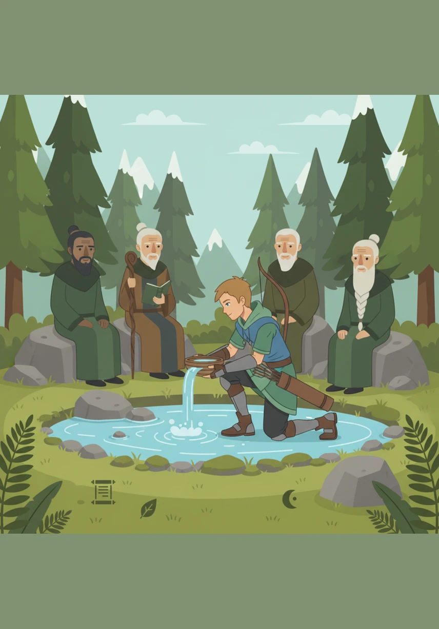 Elian visits his favorite spring to find the water bubbling and murky, turning the white stones a strange shade of orange. The heat radiating from the ground makes the soles of his feet tingle with a warning.