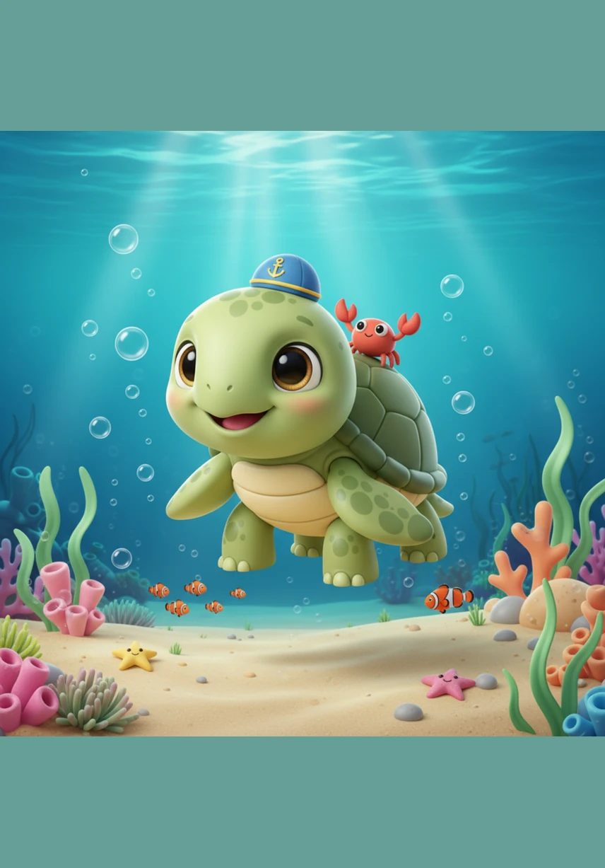 Descending into the crystal-clear depths, Toby gasped at the sight of a vibrant coral reef stretching as far as the eye could see. Sunlight danced through the water, illuminating gardens of waving sea fans and craggy rocks covered in purple sponges.