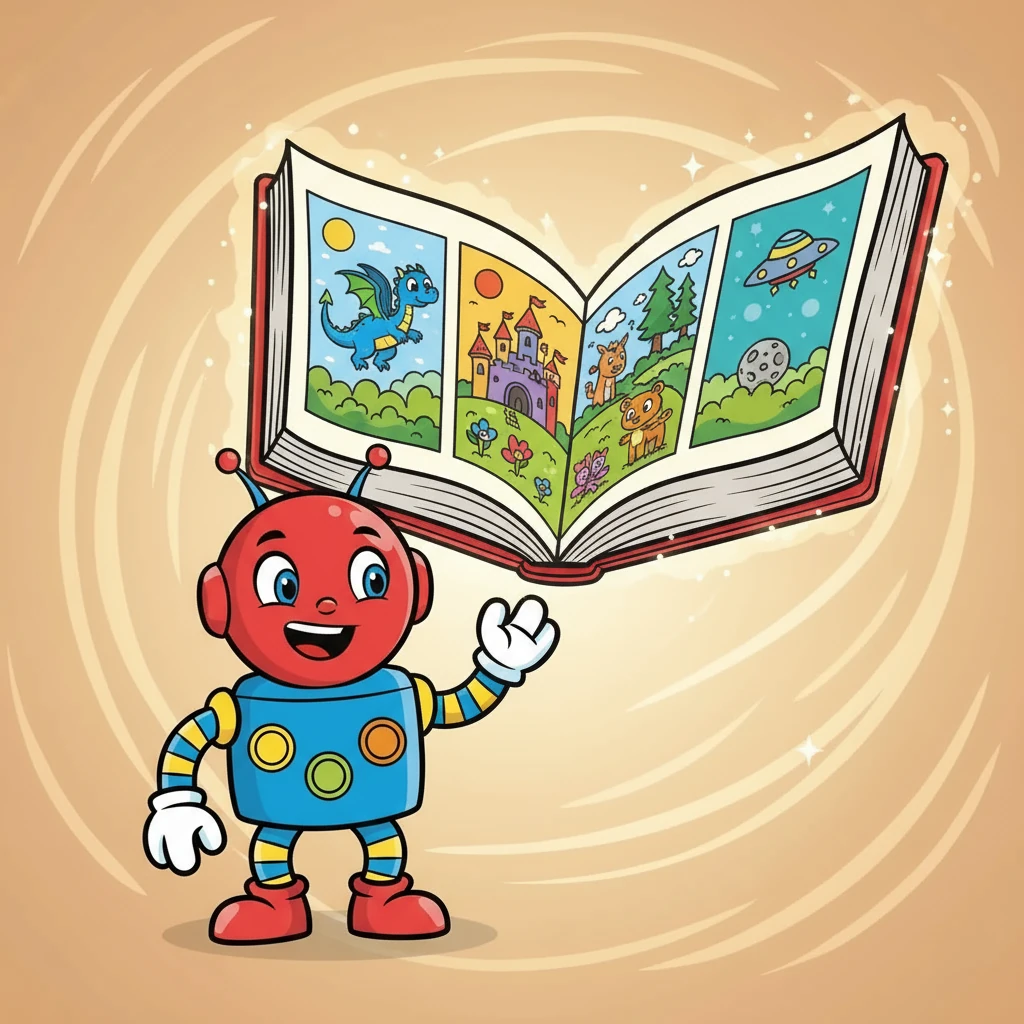 Magically, a beautiful picture book began to form before Clicky's eyes! Each page displayed stunning illustrations and captivating text. She was amazed by the creativity.