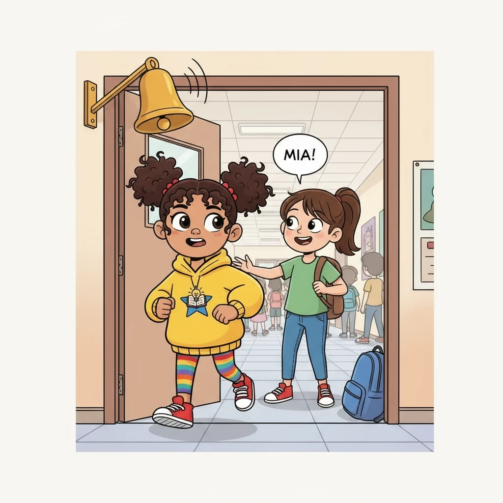 The school bell rang, signaling the end of the day. Lily rushed out, eager to escape the English classroom. Her best friend, Mia, caught up to her, her face beaming with enthusiasm for the upcoming English club.