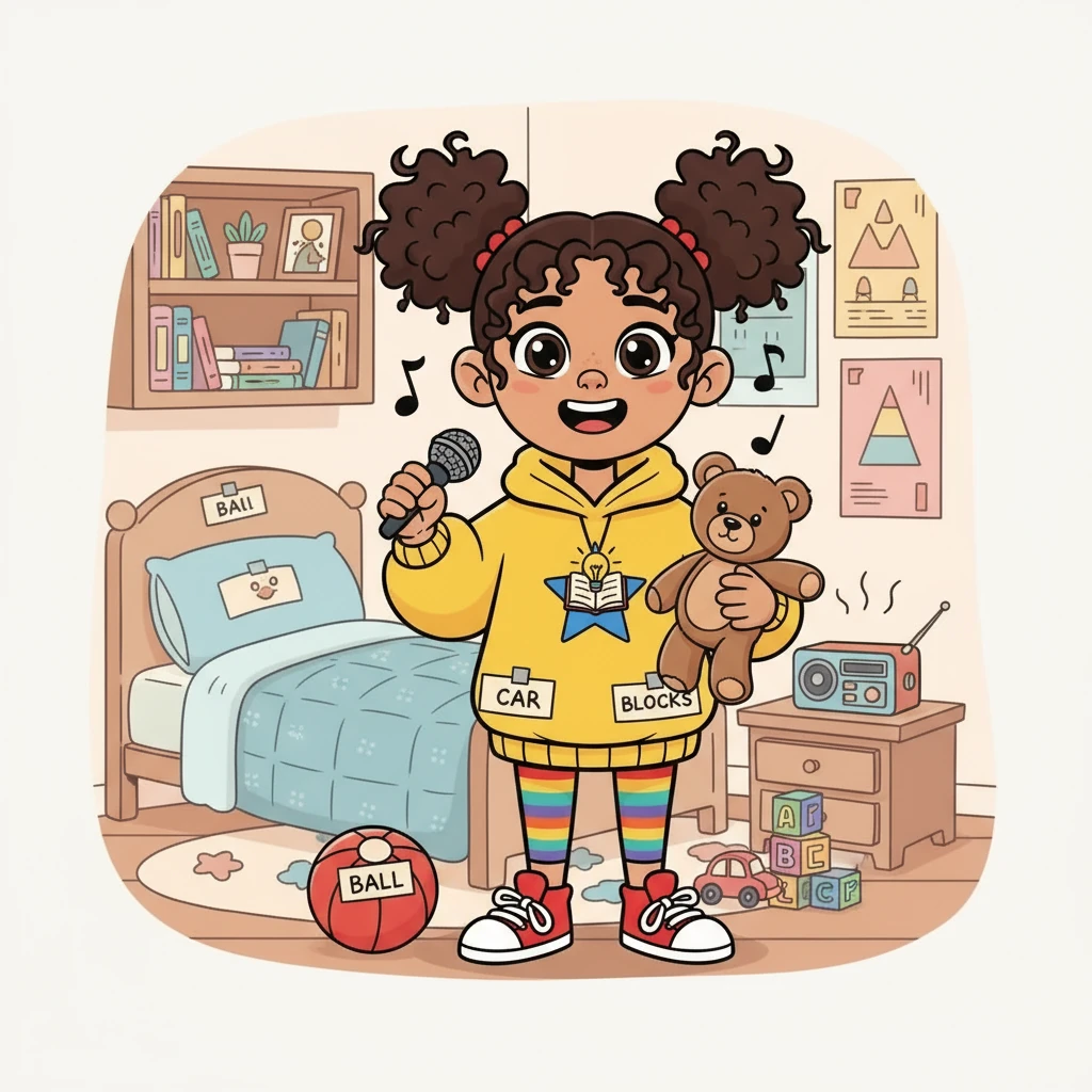 Inspired, Lily started using English words in her everyday life. She labeled her toys and even tried to sing along to English songs. Slowly, the language began to feel less foreign and more familiar.