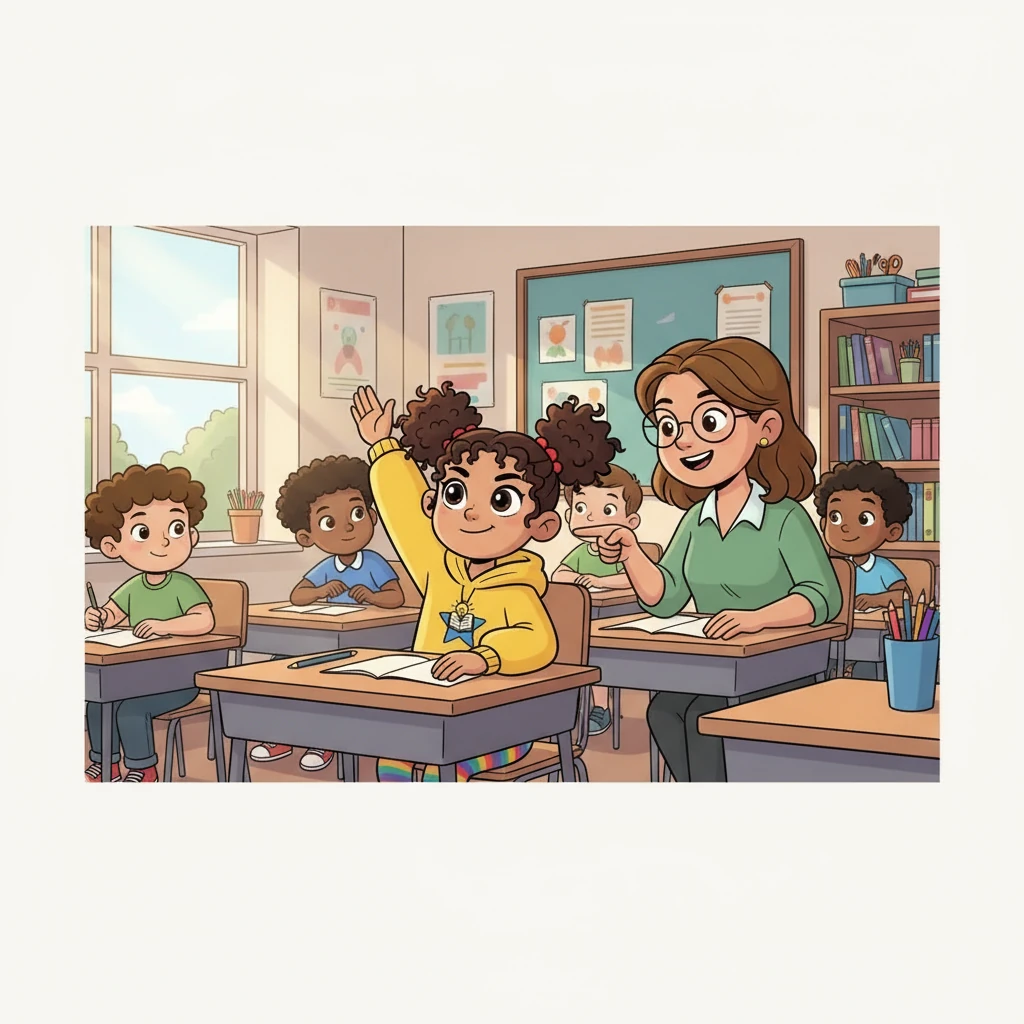 Back in class, Lily felt a surge of confidence. She raised her hand to answer questions, even when she wasn't entirely sure. Her teacher praised her efforts, encouraging her to keep trying.