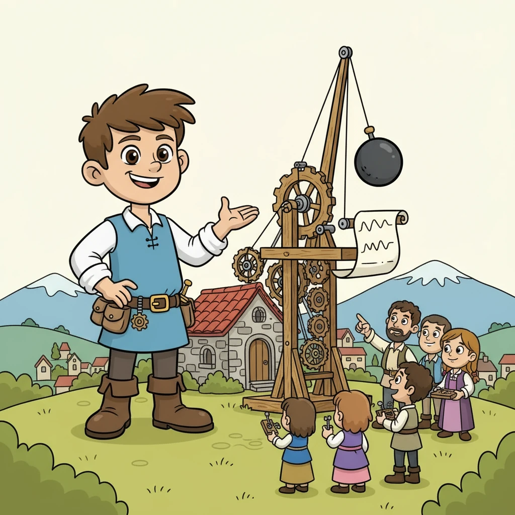 Alessandro's seismograph became a vital tool, alerting people to upcoming earthquakes and helping scientists understand the Earth's movements. He stood proudly beside his invention, knowing his perseverance had saved countless lives and advanced scientific understanding.