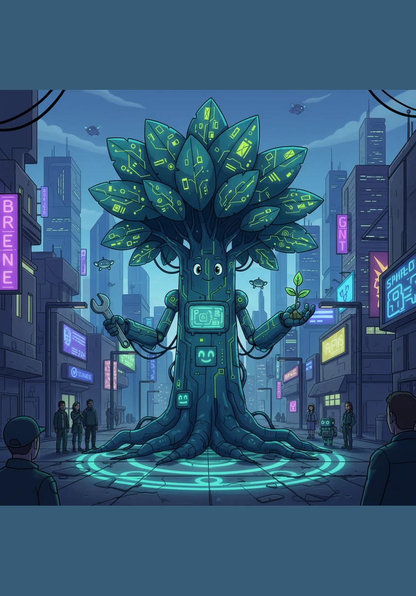 She began to embrace the warmth of the golden sun and the refreshing taste of the cool rain, letting them nourish her every fiber. Her roots wrapped firmly around the rich soil, finding strength and stability in the very ground that held her.