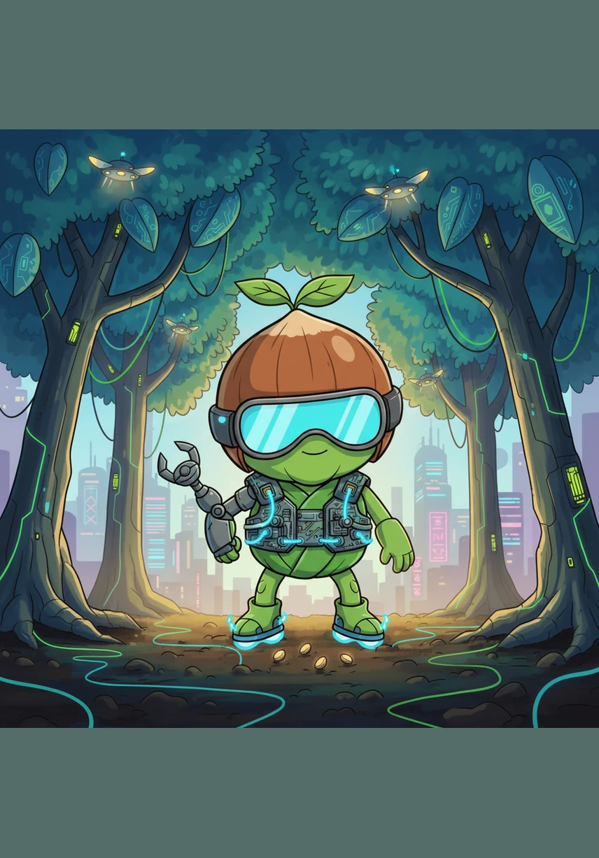 Now a guardian of the garden, Hazelnut looked down at the tiny seeds resting in the soil below her shade. She smiled, knowing that with patience and courage, even the smallest seed can grow into something truly extraordinary.