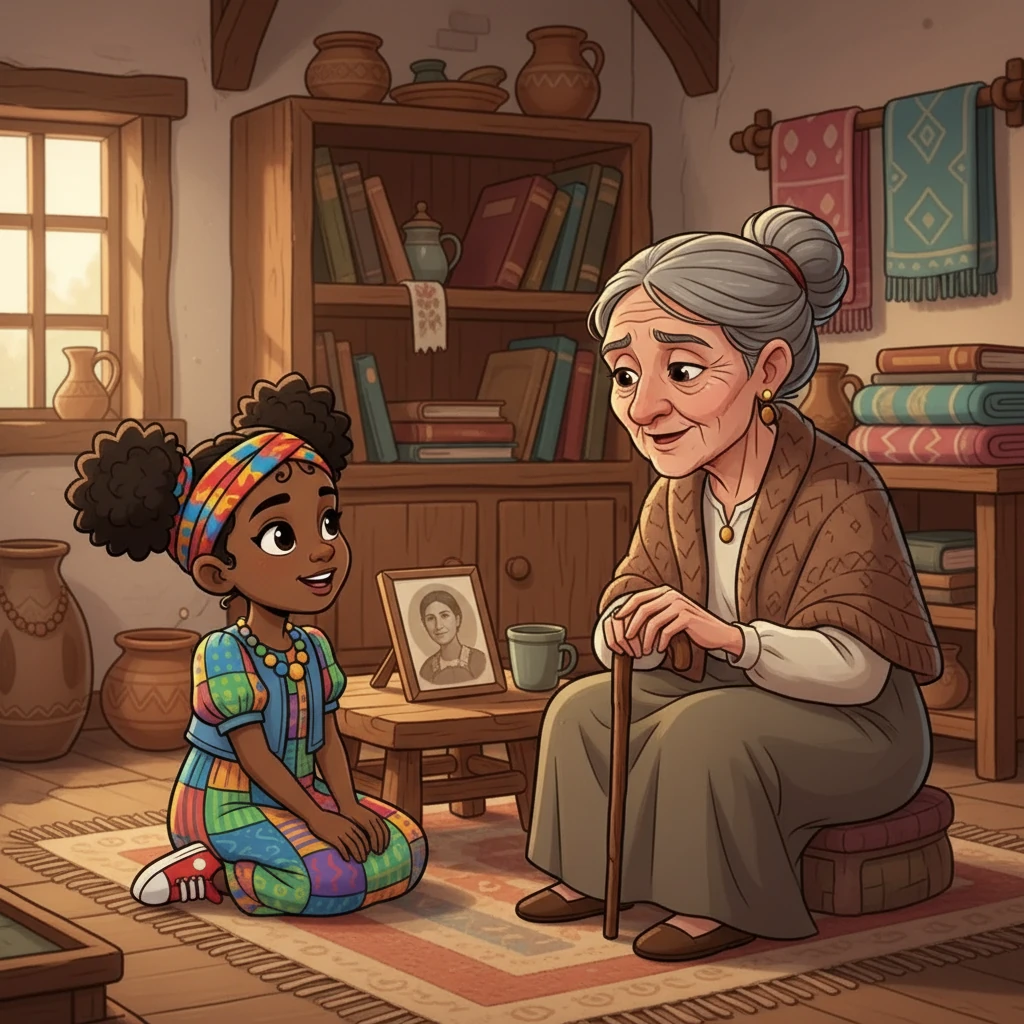 Driven by curiosity, Ikenna sought answers from the village elder, Mama Ada. Mama Ada, with her wrinkled face and wise eyes, revealed that the symbols were a forgotten dialect, and the woman in the photo was her mother's sister, exiled long ago for a forbidden love.