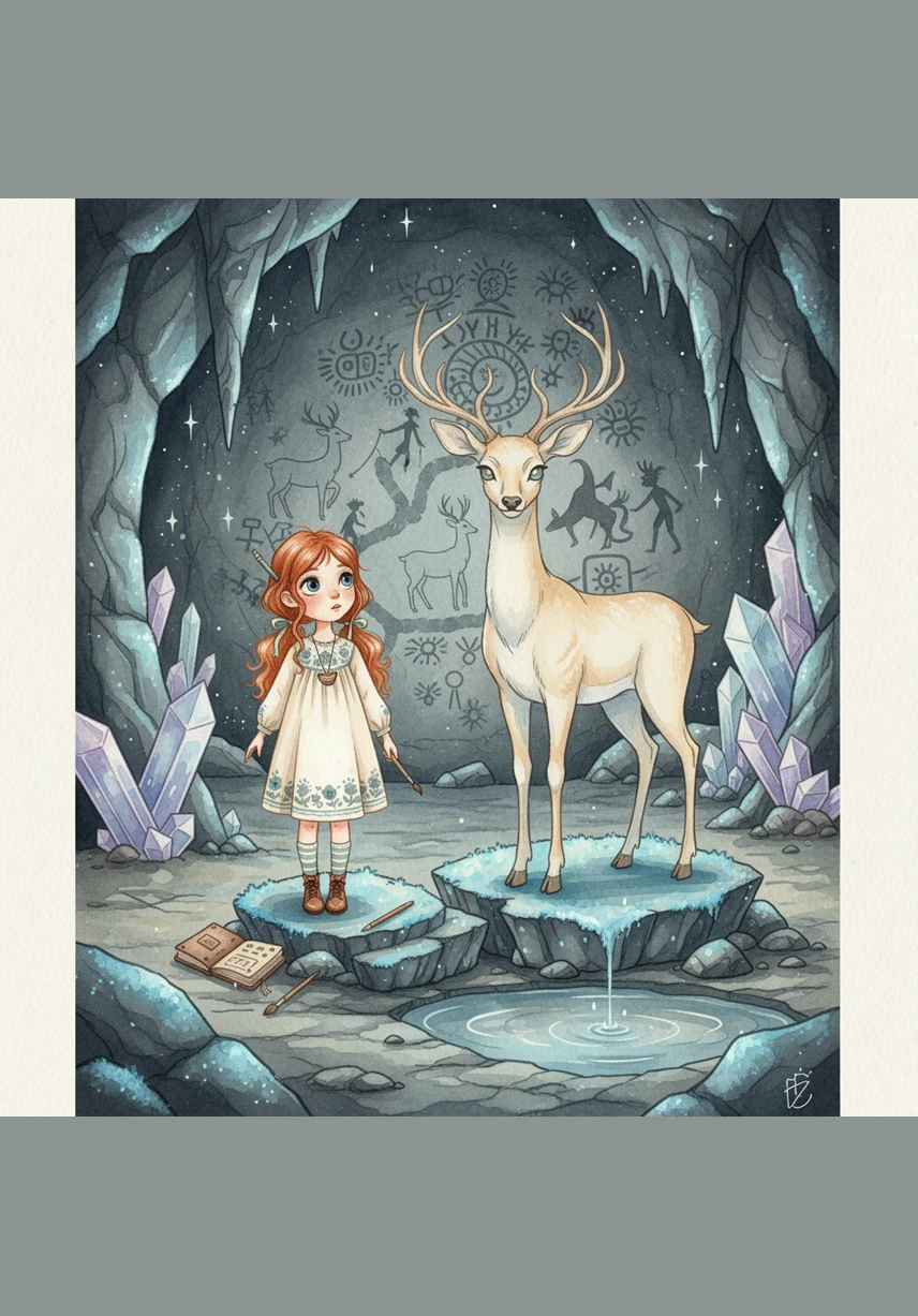 在山洞的最深处，莉莉终于找到了那颗闪烁着微弱光芒的光之种。然而，一团漆黑的迷雾突然出现，试图吞噬这最后的希望，那是森林里积累的荒废力量。