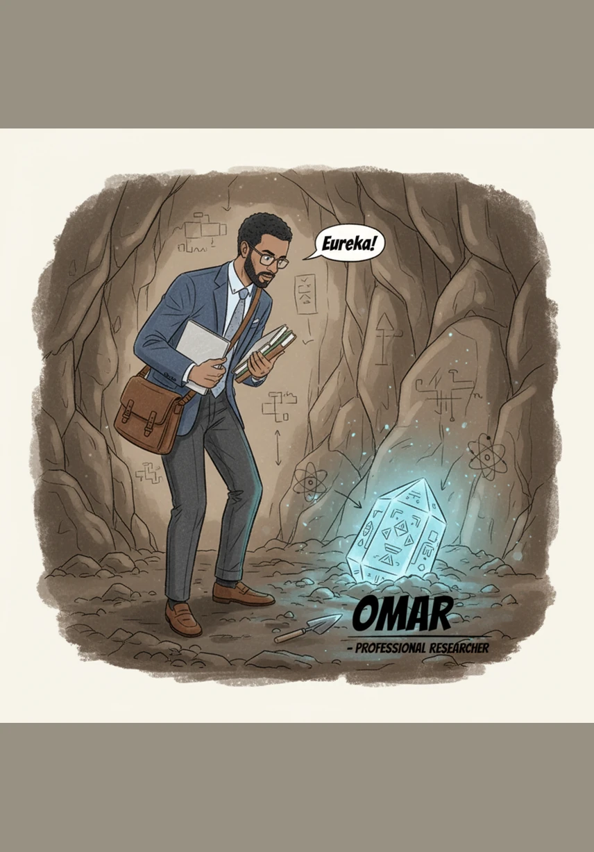 Omar observes the next phase where the bones are clothed with Lahm, or flesh and muscle. This specific chronological sequence, recorded in the 7th century, was only verified by advanced medical science in the 19th and 20th centuries.