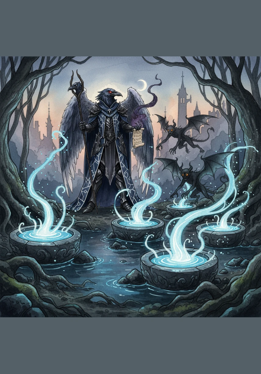 Venturing into the Abyssal Woods, Malphas discovered ancient fonts of mana hidden beneath the roots of glowing, bioluminescent trees. The system mapped the terrain, highlighting rare materials needed to forge weapons of unimaginable power.