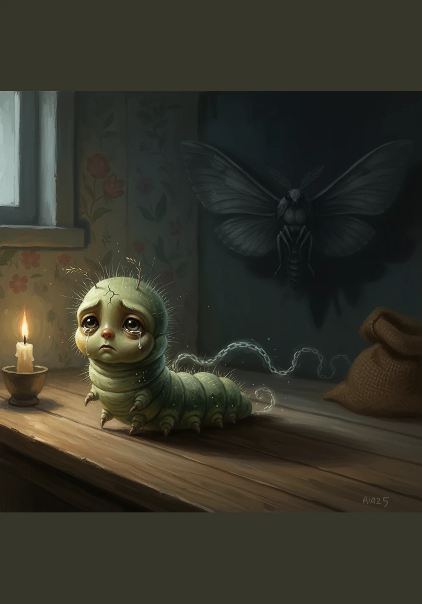 Soon, Callie couldn’t make a single move without hearing the moth’s voice telling her what to wear, how to act, and what to change. She felt like she had no other choice but to obey, even as her own spirit started to feel smaller and smaller.