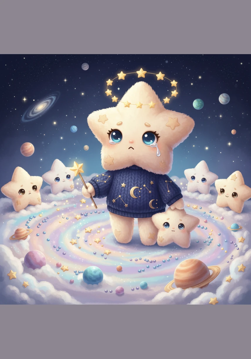 During a grand game of star formations, Lumi, Kira, Sela, and Nara quickly link hands to create a perfect square. They are so caught up in their own excitement that they do not notice Tala standing alone on the cold, dark fringes of their playground.