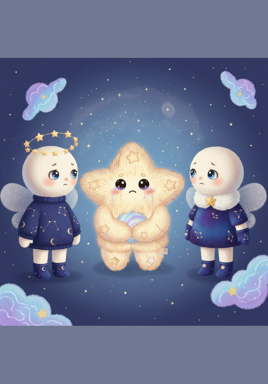 With tears of stardust in her eyes, Tala bravely tells her friends how lonely she feels when they form groups without her. She explains that even though she loves them, she often feels invisible when they are all together.