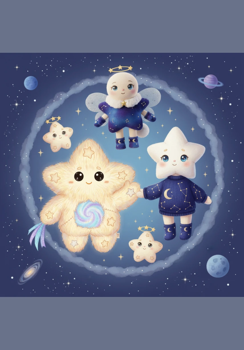 The five friends gather to create a magnificent new constellation with the four stars at the points and Tala shining like a diamond in the very center. As they link their light together, they realize that they are only truly complete when every single one of them has a place to shine.