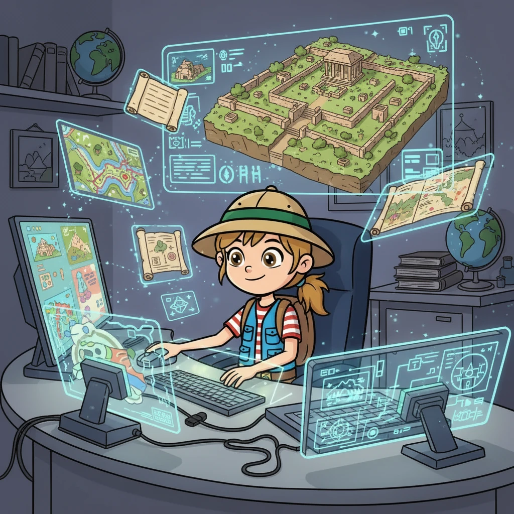 The first step was gathering data. Aisling accessed countless historical records, geological surveys, and even aerial photographs. She cross-referenced this information to create a comprehensive digital model of the site.