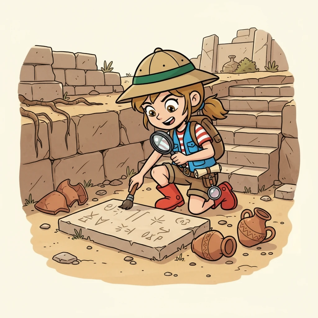 Next, Aisling turned her attention to Jumbaktas, a lesser-known ancient site.  She analyzed fragmented pottery shards and faint markings on the stones, piecing together a lost civilization.
