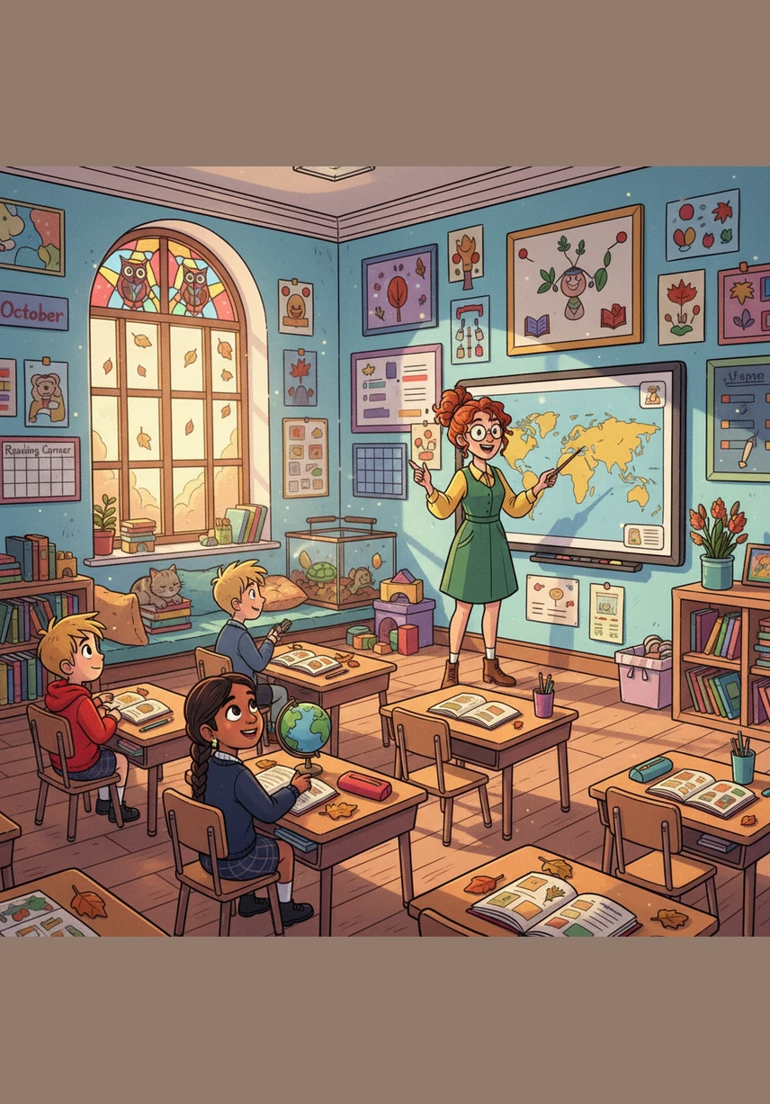 Ngôi trường tiểu học rực rỡ dưới nắng mai, nơi ẩn chứa một căn phòng đặc biệt mang tên Kho lưu trữ nằm yên tĩnh ở cuối hành lang. Đây là nơi lưu giữ toàn bộ dòng chảy thời gian và những dấu mốc phát triển quan trọng của nhà trường qua nhiều thập kỷ.