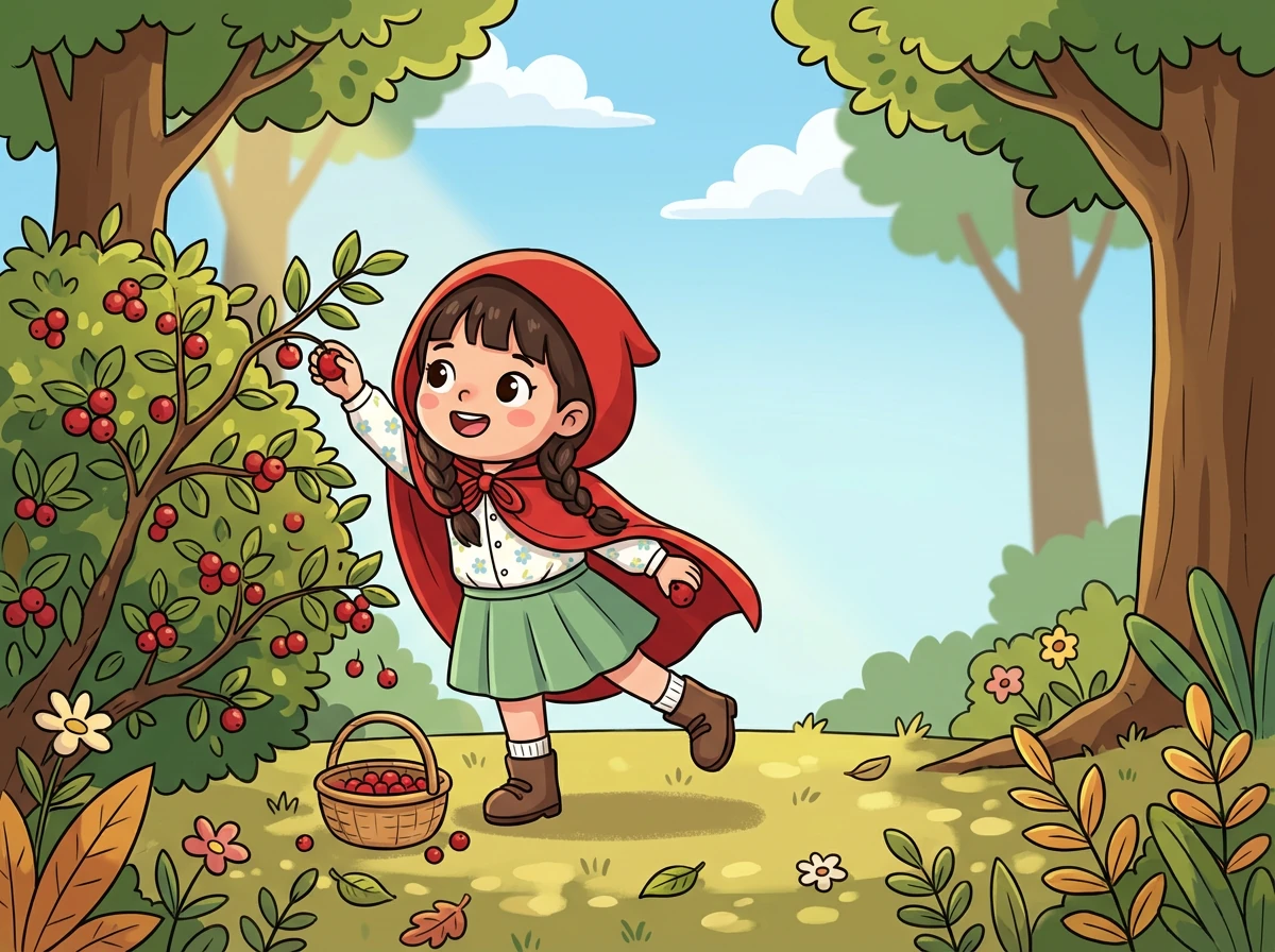 小红帽的森林奇遇 - fairy-tale