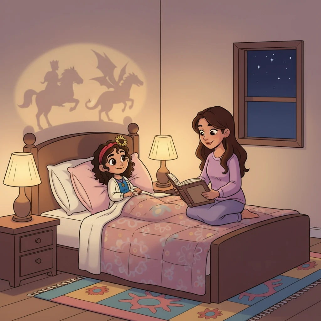 Cuando era pequeña, Sofía se acurrucaba en su cama, sintiéndose segura mientras su madre daba vida a príncipes y dragones. Durante diez años, ese fue su ritual nocturno. La luz suave de la lámpara proyectaba sombras danzantes en la pared.