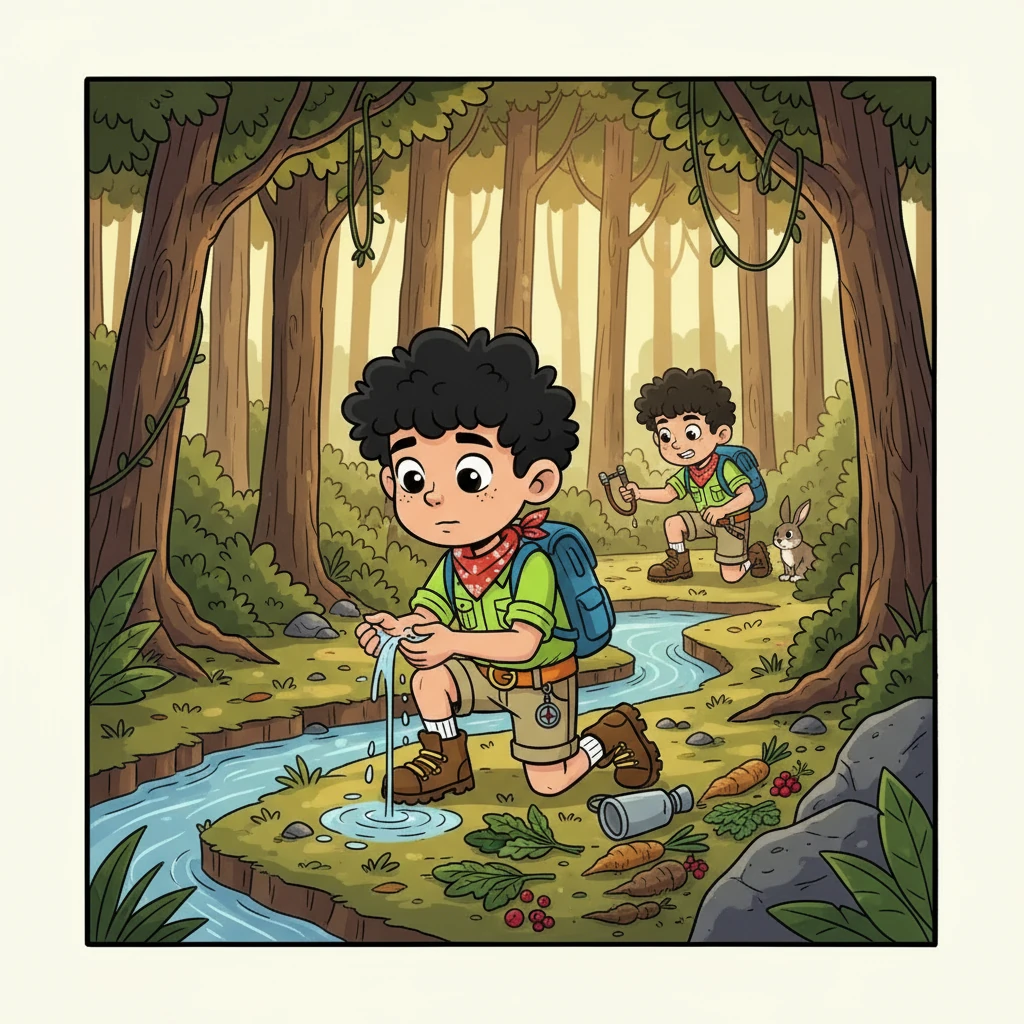 A cada dia, a luta por comida e água era constante. Pedro aprendeu a identificar plantas comestíveis e a caçar pequenos animais. A sede e a fome eram seus companheiros diários, mas ele nunca desistiu.