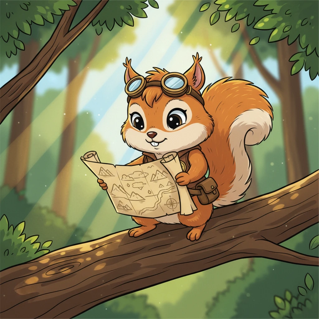 Petualangan Peta Tupai Cilik - Adventure stories