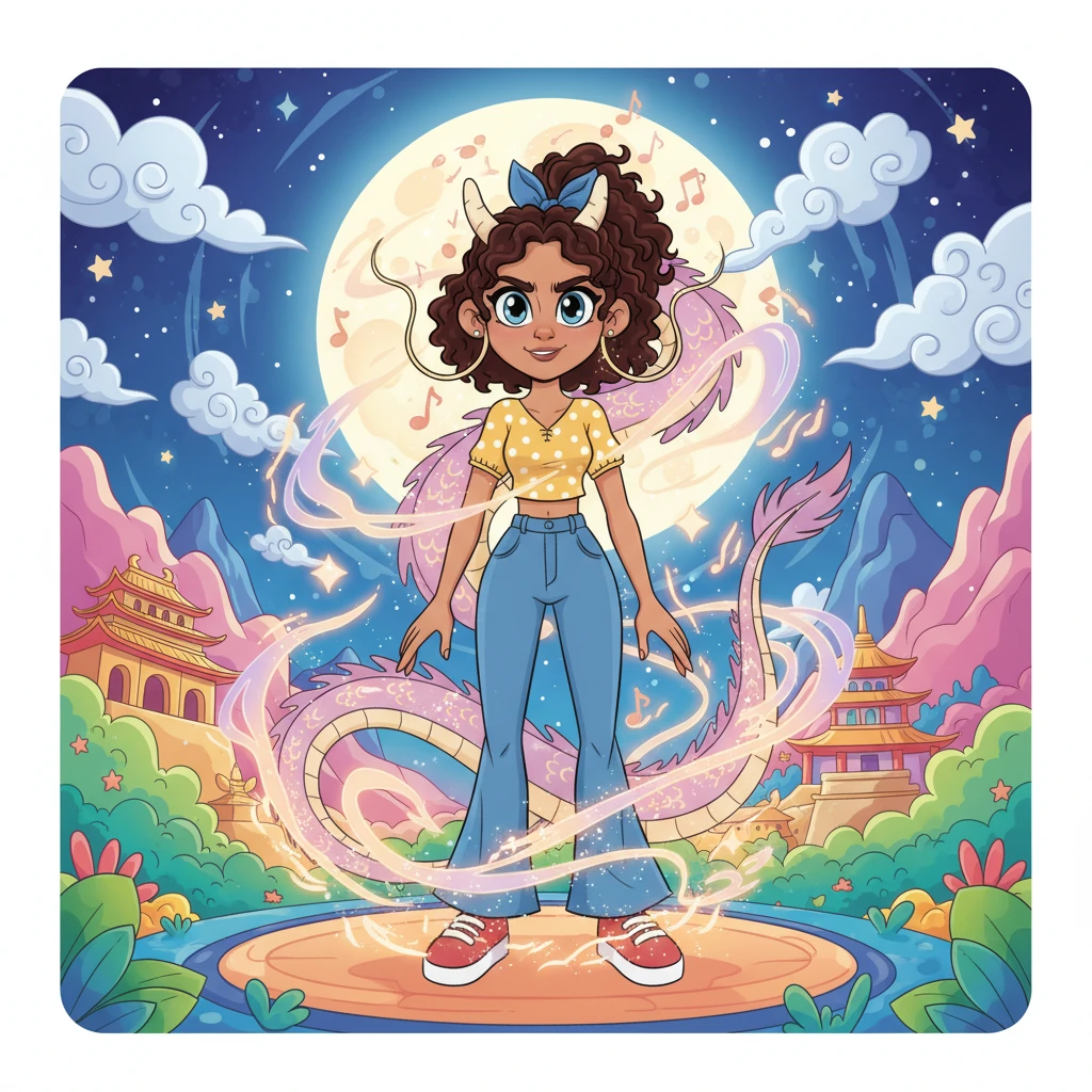 Belle Bottom's Dragon Transformation - adventure