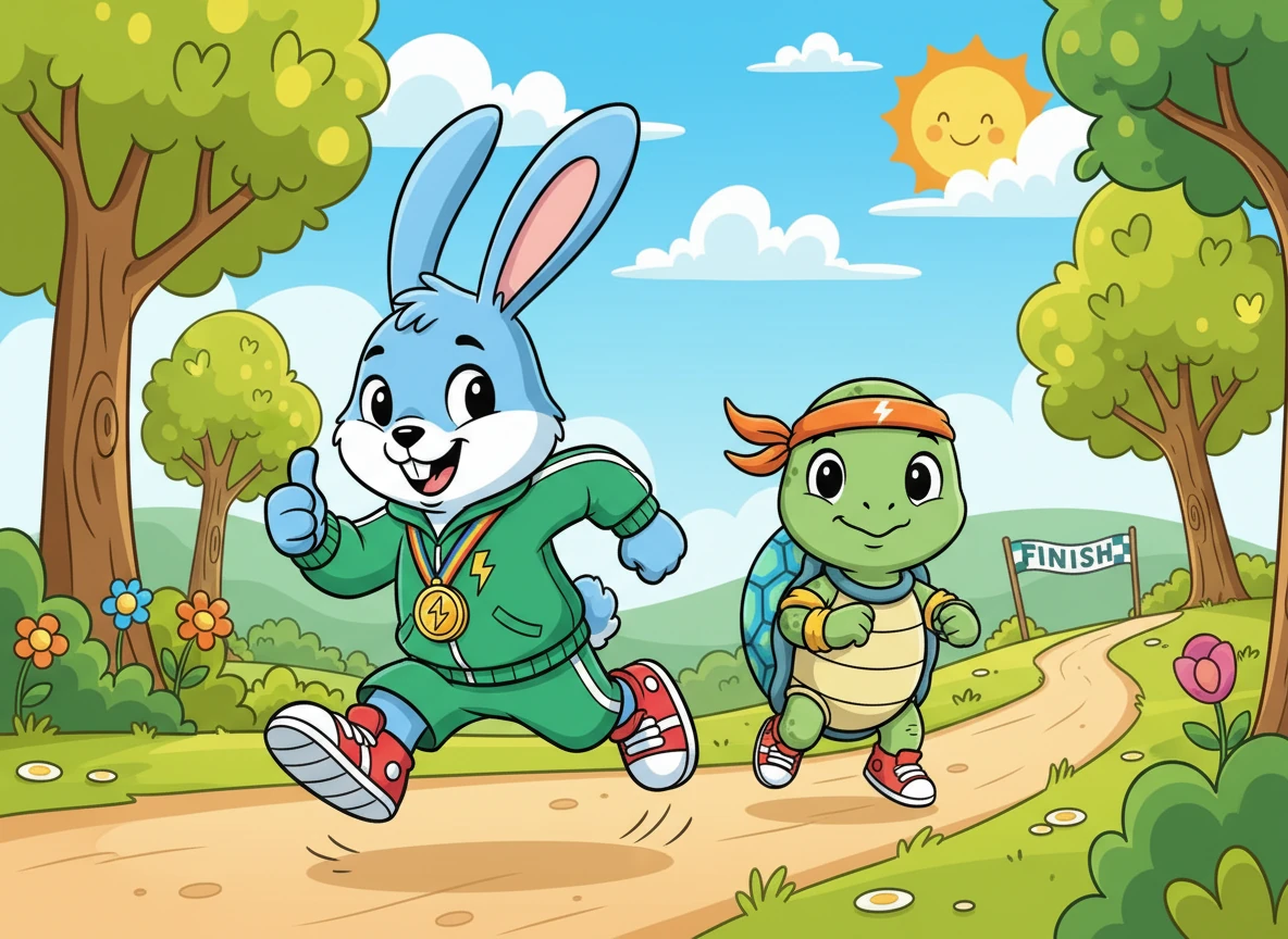 Pip and Shelly's Big Race