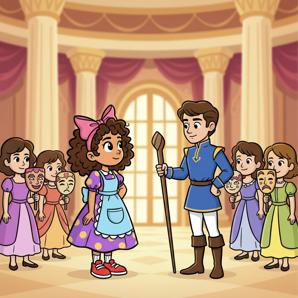 Prince Orion, unlike the others, wasn't seeking beauty or charm, but something far more precious: truth. He saw through the masks, searching for the genuine heart within. His gaze met Daria's, and a silent understanding passed between them.