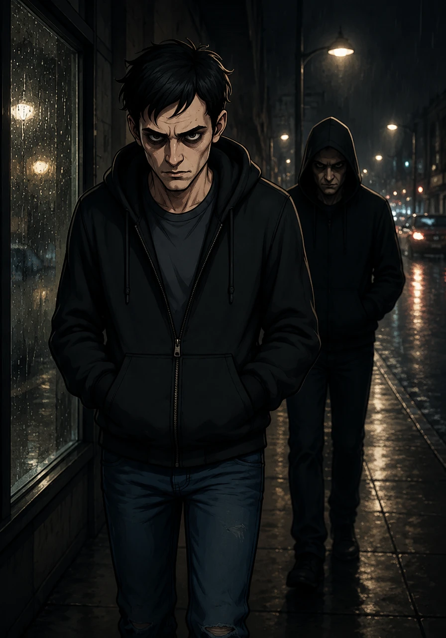 You never really think about the person standing behind you in line until you realize they've been following you for three blocks. Hey everyone, welcome back to GGX... I’m glad you’re here, because honestly... I don’t think I could tell this one alone tonight. [SFX: rain hitting window] It was one of those nights where the air feels heavy, like it’s holding its breath before something terrible happens, and I was just trying to get home after a double shift at the warehouse.