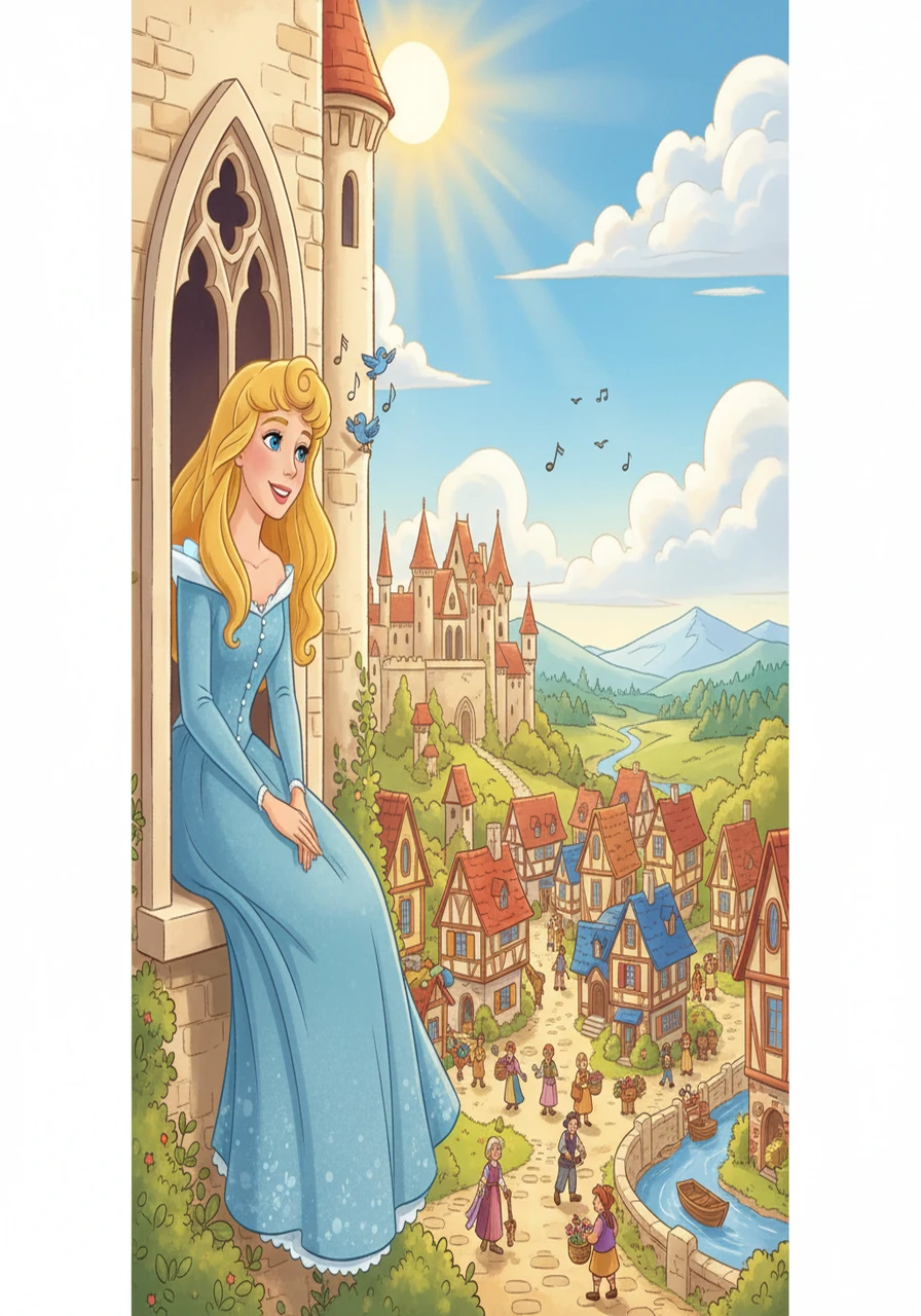 Princess Aurora's Kindness by lianbo ma