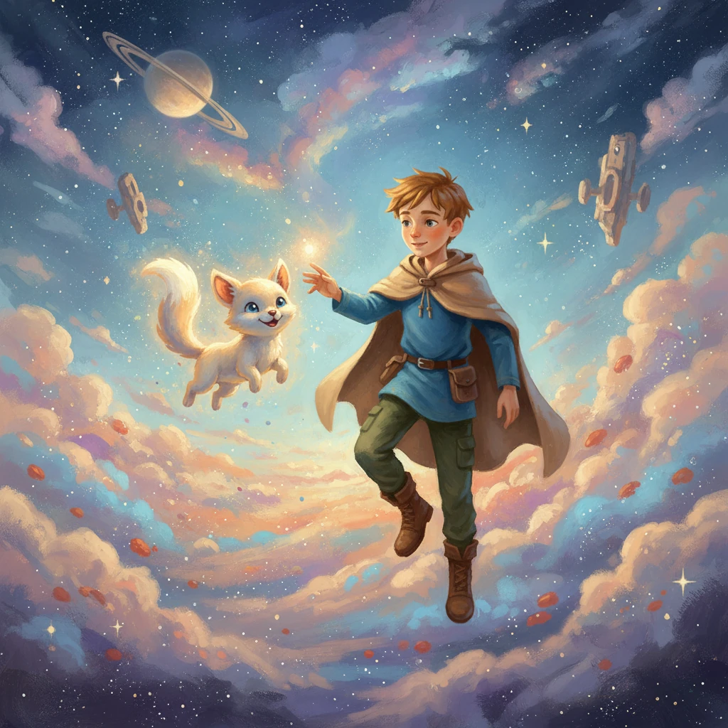 Звездные приключения Саши и Искорки - Adventure stories