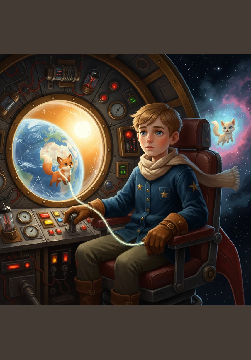 Время приключений подходило к концу, и Саша направил ракету обратно к родной Земле. Он чувствовал себя очень счастливым, зная, что в разных уголках вселенной у него теперь есть много друзей.