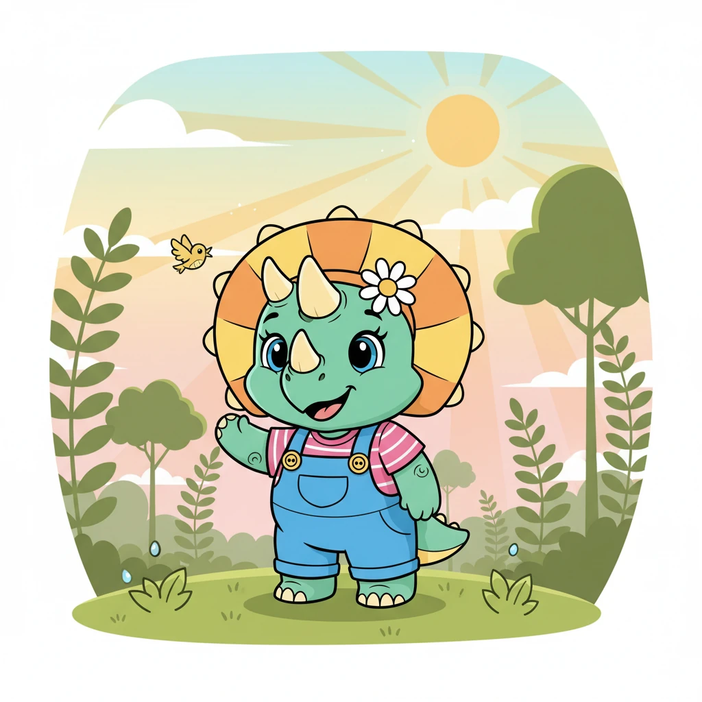 Trix the Triceratops Learns to Calm the Storm by Joel MacDonald