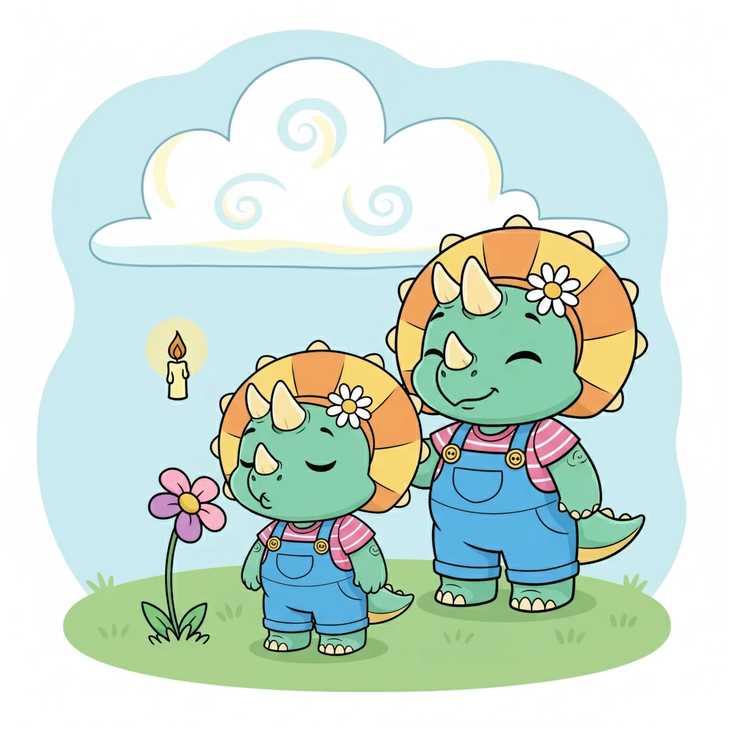 Mama showed Trix how to breathe in deeply, like smelling a sweet flower, and then breathe out slowly, like blowing out a candle. The world began to feel a little less stormy.