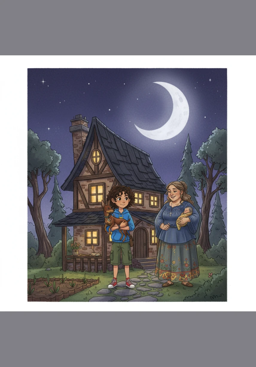 As the moon rises over their new home, Elijah feels a deep sense of peace and belonging. He knows he is a good kid with a big heart, and that no matter the distance, love keeps his family and his pup connected forever.