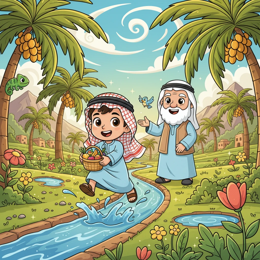 أحمد والفلج السحري - Educational stories