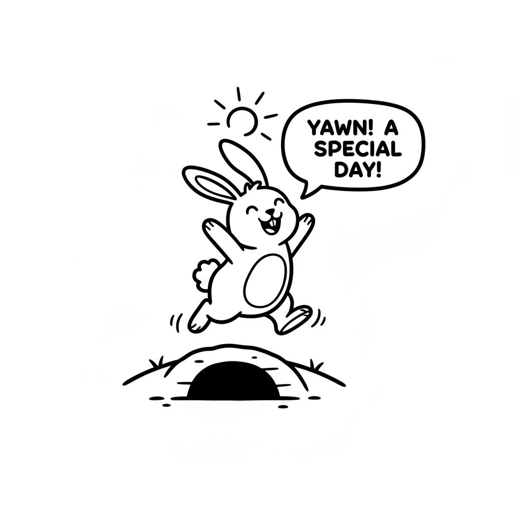 Barnaby the bunny woke up with a happy stretch. The sun shone bright, and he knew today was a very special day. He bounced out of his cozy burrow, rea
