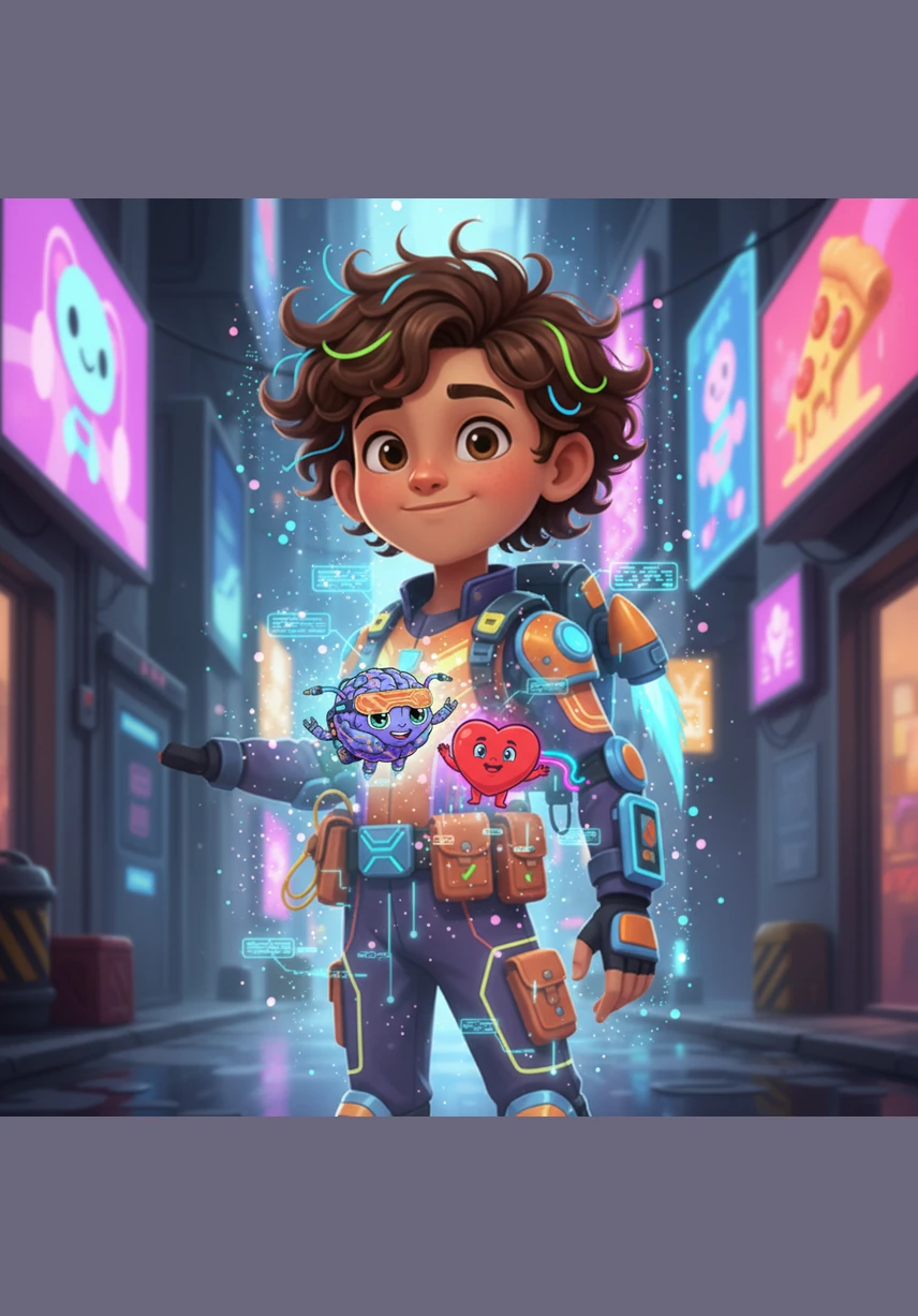 Our story comes to an end, but the incredible work inside you never truly stops. The friendly system characters wave a cheerful goodbye, continuing to sparkle and move within the body to keep you healthy, happy, and ready for any adventure.