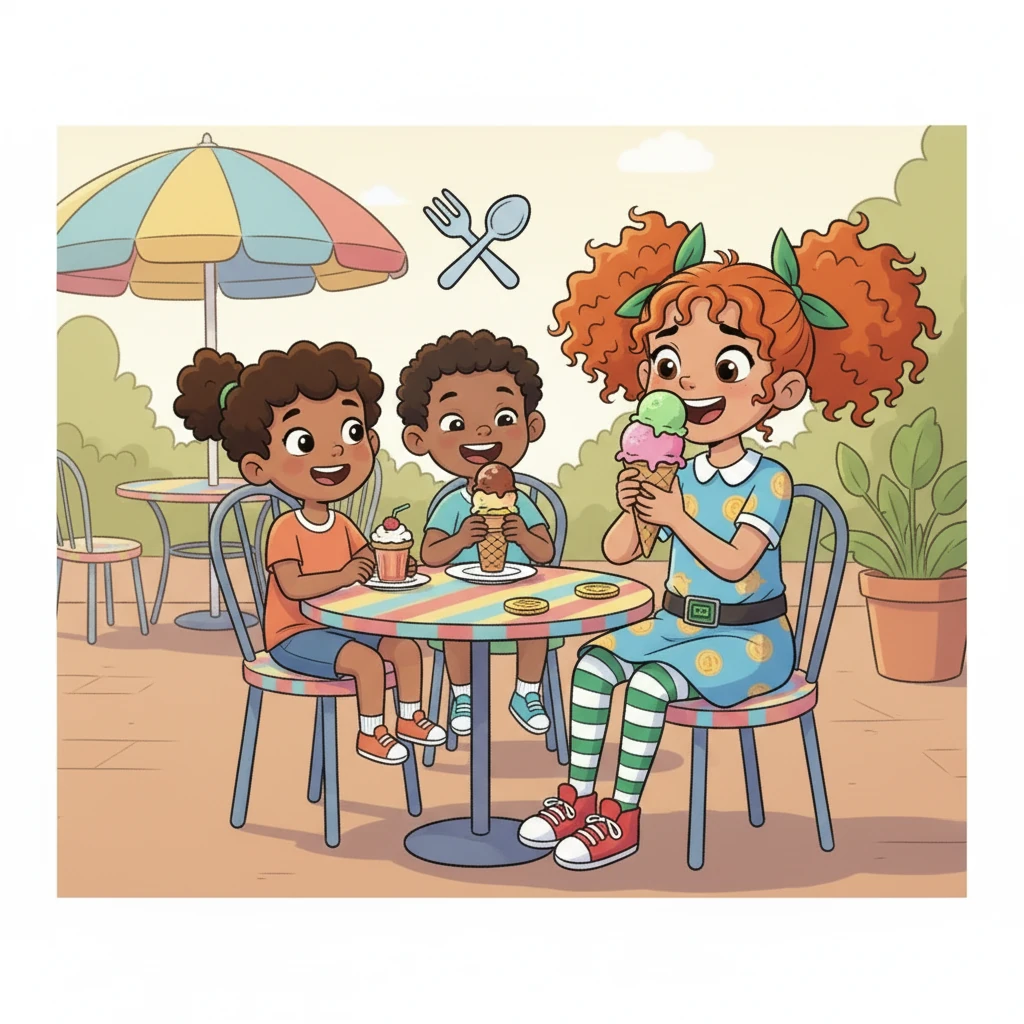 Eating out and delicious snacks were also part of Penny's week. She loved her ice cream cones and the occasional slice of pizza with friends. She recorded these tasty expenses, and a happy little fork and spoon icon appeared next to the 'Food' category.