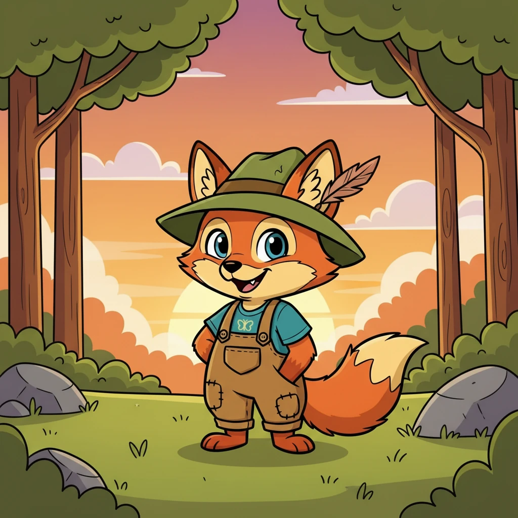 As the sun began to set, Flicker and Hoot returned to the edge of the woods. Flicker knew he was still a little clumsy, but now he also knew he was brave, kind, and a good friend. He smiled, happy to be himself.