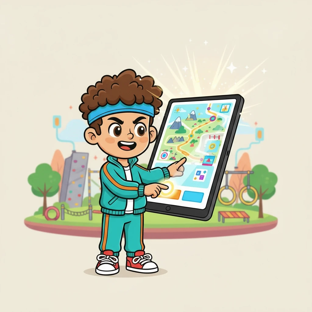 Alex, a young and energetic athlete, eagerly registered for the 'Digital Quest' using a sleek, interactive app. They filled out their profile, excited to embark on this new kind of adventure, filled with physical challenges and digital puzzles. The app confirmed their registration, and the quest officially began.