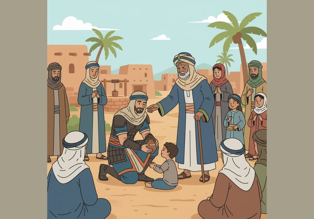 لم يكن خالد محارباً قوياً فحسب، بل كان أيضاً قائداً عادلاً يرحم الصغير ويحترم الكبير. كان يسعى دائماً لمساعدة المحتاجين ونشر قيم التسامح والمساواة بين