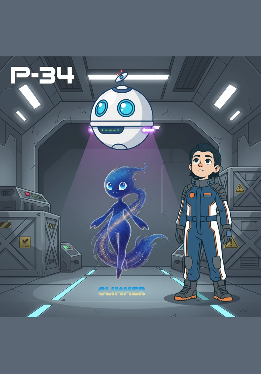 In the center of the cargo hold sat the Crate of Calm, a glowing blue box that pulsed with a soft, rhythmic light. The Planet of Clatter was famous for its noisy storms and rattling mountains, and they desperately needed this delivery to find some peace. Astra checked the straps one last time, feeling a deep sense of empathy for the creatures who lived in constant noise.