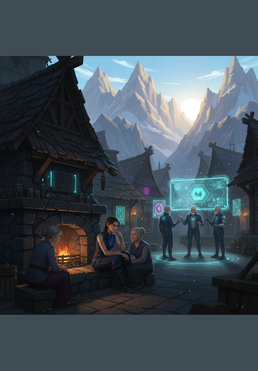 Elara lived in the village of Oakhaven, where the morning sun hit the mountain peaks but rarely reached the women working in the dim shadows of the hearths. While the men debated the future in the town square, the women were expected to keep their thoughts as quiet as the dust on the floor.